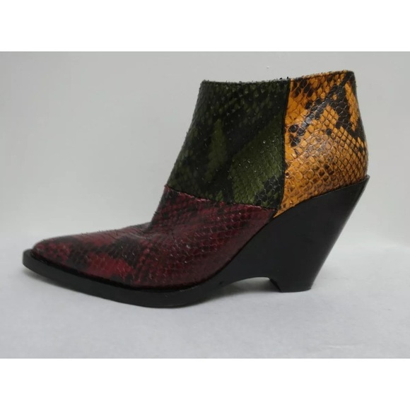 COPY - Acne Studios Multi-color Caroline Snake Boots - Picture 3 of 8